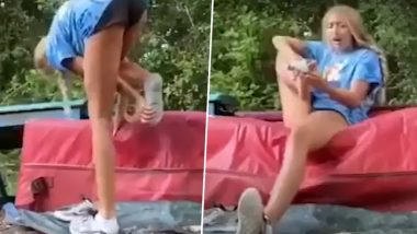 Houston High School Cheerleader Gets Stung by Copperhead Snake While Practising, Unknowingly Captures it on Video