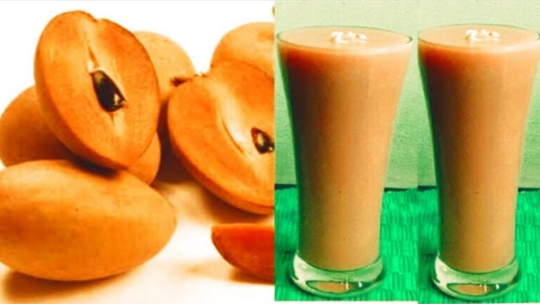 Chikoo Millkshake For Summer: Here’s Why You Should Have Sapota Drink to Beat The Heat (Watch Video)