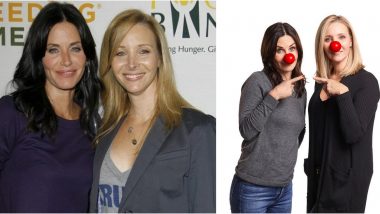 Courteney Cox and Lisa Kudrow Have a Mini Friends Reunion As They Come Together For Celebrity Escape Room With Jack Black For Red Nose Day