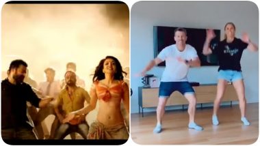 David Warner Shakes a Leg to Popular Track ‘Pakka Local’ Along With Wife Candice, Wish Jr NTR On His Birthday (Watch Video)