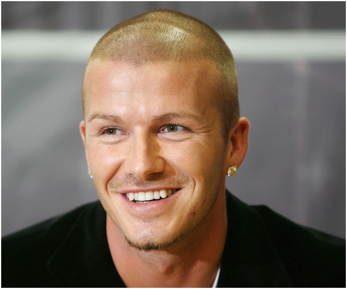 David Beckham Birthday Special From the Buzz Cut to Blond Faux Hawk, 5