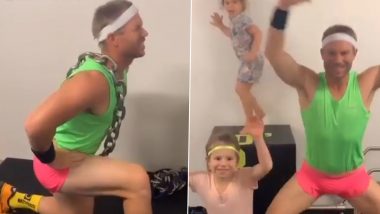 David Warner Works Out With Daughters Ivy-Mae and Indi-Rae in Latest TikTok Video