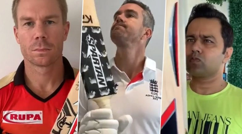 David Warner, Kevin Pietersen and Aakash Chopra Find ‘Magic Bat’ in This Funny Video
