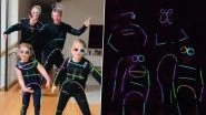 David Warner and Family &lsquo;Have Lost It Now&rsquo; As They Groove to Guru Randhawa&rsquo;s Famous Track &lsquo;Slowly Slowly&rsquo; (Watch TikTok Video)