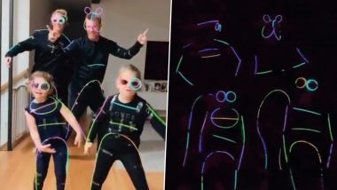 David Warner and Family ‘Have Lost It Now’ As They Groove to Guru Randhawa’s Famous Track ‘Slowly Slowly’ (Watch TikTok Video)