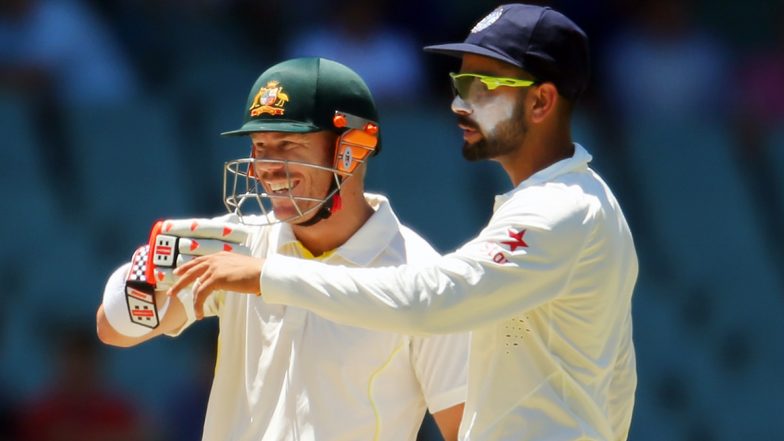 David Warner Not Looking to Sledge Virat Kohli During India Tour of Australia 2020–21, Says ‘No Point in Poking the Bear’