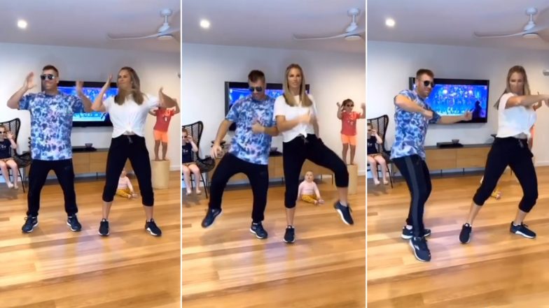David Warner and Wife Candice Groove to Mahesh Babu’s Famous Song ‘Mind Block’ In Latest TikTok Video