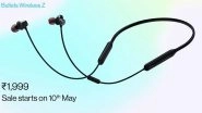 OnePlus Bullets Wireless Z Earphones First Sale on May 10 Via Amazon.in & OnePlus.in