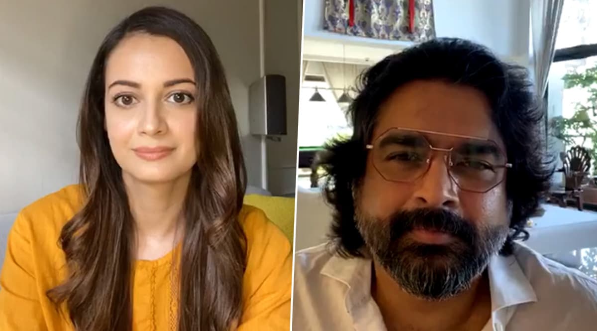 RHTDM Reunion! Dia Mirza and R Madhavan Collaborate For a Chit-Chat On Nature and Animals (Watch Video) RHTDM Reunion! Dia Mirza and R Madhavan Collaborate For a Chit-Chat On Nature and Animals (Watch Video)