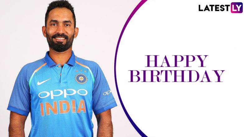 Dinesh Karthik Birthday Special: Interesting Facts About the Indian Wicket-Keeper and KKR Captain