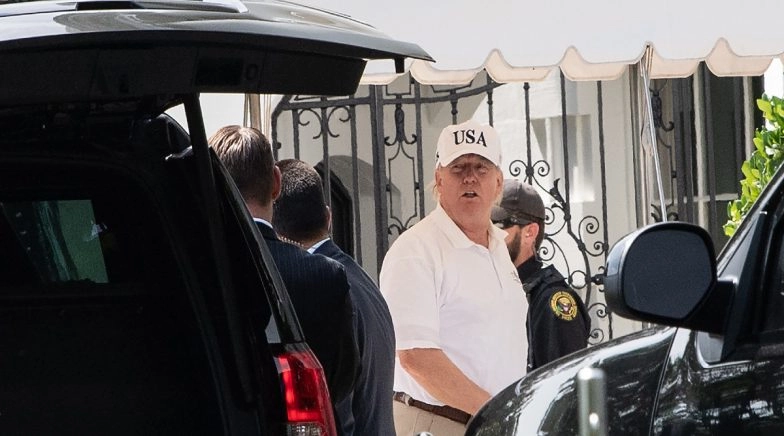 Donald Trump Seen Golfing at His Virginia Club Amid Coronavirus Pandemic (Watch Video)