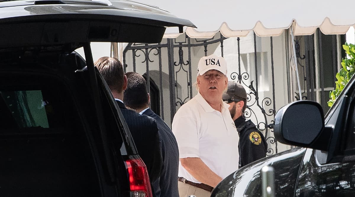 Donald Trump Seen Golfing at His Virginia Club Amid Coronavirus Pandemic