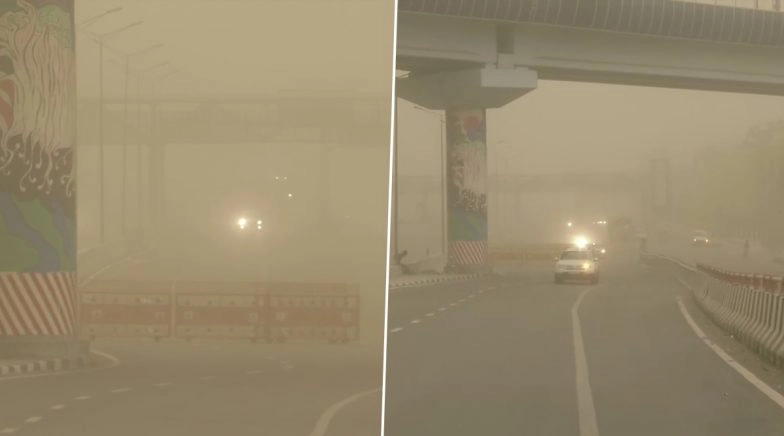 Dust Storm Sweeps Delhi-NCR, Sky Turns Dark, Residents Share Video And Pictures
