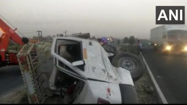 UP Road Accident: Six Farmers Killed in Road Mishap in Etawah District on National Highway 2
