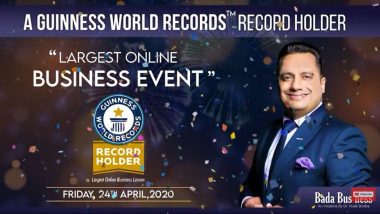 MSMEs Set New Guinness World Record for Largest Online Business Lesson Streamed on Bada Business App