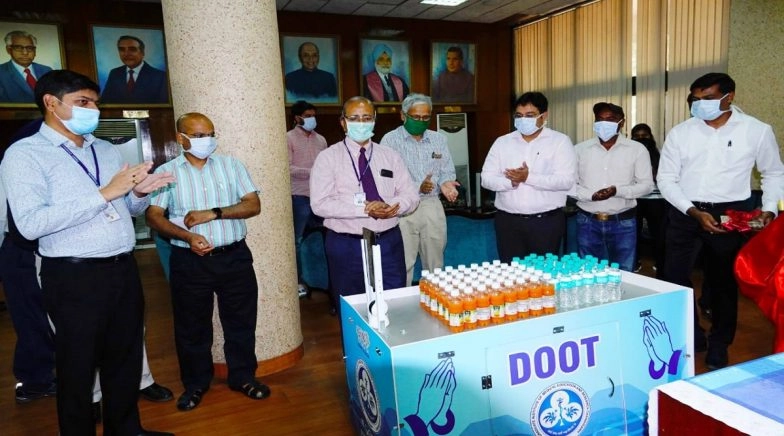 PGIMER Develops Low Cost Automated Robotic Trolley