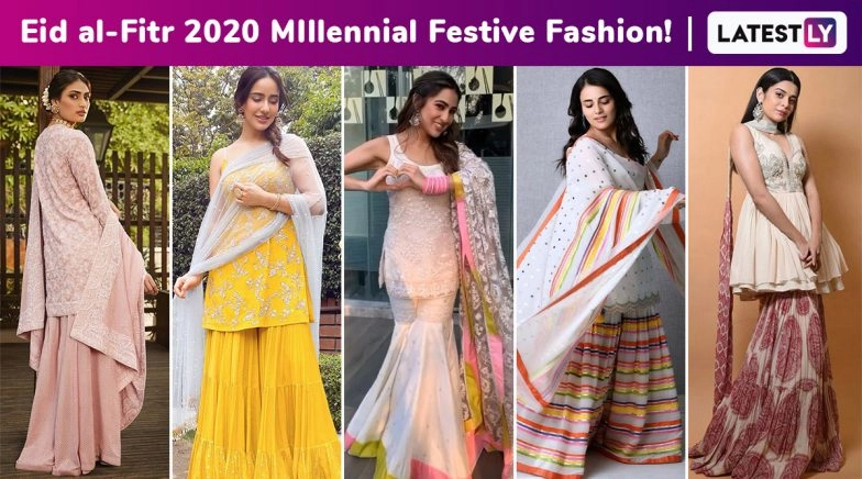 Eid-Al-Fitr 2020: Sara Ali Khan, Ananya Panday Give a Millennial Spin to the Festive Sharara!