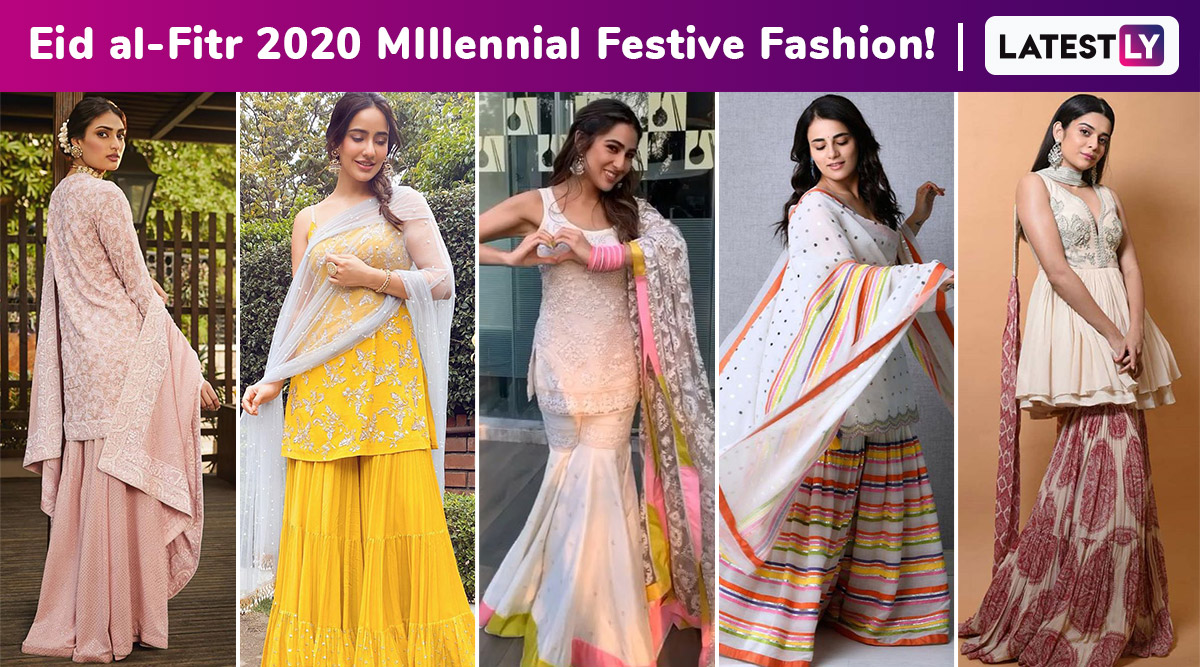 Fashion News, Eid-Al-Fitr 2020: Sara Ali Khan, Ananya Panday Give a  Millennial Spin to the Festive Sharara!