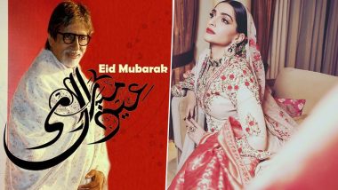 Eid al-Fitr Mubarak 2020: Amitabh Bachchan, Sonam Kapoor, Sara Ali Khan and Other Bollywood Stars Wish Fans With Beautiful Posts (View Pics)