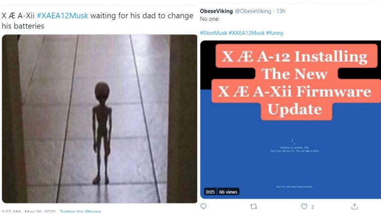 Elon Musk Son's Name Changed to X Æ A-Xii But The Memes Remain Constant, Netizens Make Funny Jokes Calling it 'Software Update'