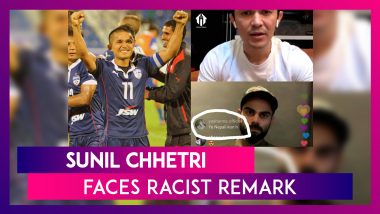Indian Football Captain Sunil Chhetri Faces Racist Remark During Live Chat With Virat Kohli