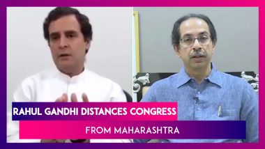 Rahul Gandhi On Maharashtra: Difference Between Supporting The Govt & Being A Key Decision Maker