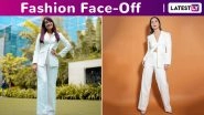Fashion Face-Off: Hina Khan or Surbhi Jyoti? Who Wore the Ombrello White Pantsuit Better?