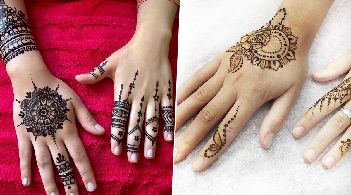 Simple Eid Henna Designs and Latest Mehndi Images for Eid Al-Fitr 2019:  Apply Easy Mehandi Patterns to Celebrate Eid (Watch Video Tutorials to  Learn) | 🙏🏻 LatestLY