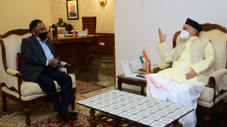 BJP Demands President's Rule in Maharashtra Amid Rising COVID-19 Cases, Former Maharashtra CM Narayan Rane Meets Governor Bhagat Singh Koshyari