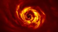 Giant Orange Swirl by European Southern Observatory Shows Birth of Planet For First Time, View Pics and Video of Cosmic Spiral