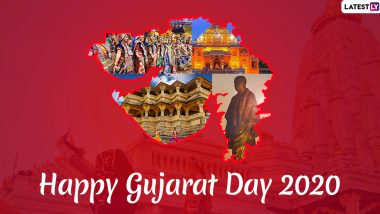 Happy Gujarat Day 2020 Greetings & HD Images: Wish Gujarat Sthapana Divas With WhatsApp Stickers, Messages, Facebook Quotes and Greetings