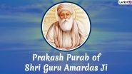 Guru Amar Das Ji HD Images & Gurpurab 2020 Wallpapers for Free Download Online: Wish Parkash Purab With WhatsApp Stickers & GIF Greetings