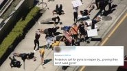Gym Protest in Florida Sees People Doing Push-Ups on Road, Netizens Laugh At The Covidiots With Funny Reactions After Video Goes Viral