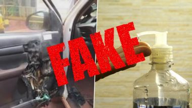 Fact Check: Can Hand Sanitizers Cause Fire or Explode in Car Heat? Know Truth About the Viral Claims and If It Is OK to Leave Hand Sanitizer in the Car?