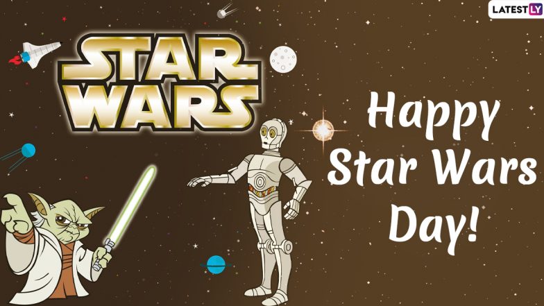 Happy Star Wars Day 2020 Images and Wallpapers For Free Download: Messages, GIFs, Quotes and Wishes to Send All Film Franchise Fans on May The Fourth!