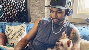 Hardik Pandya Playing PUBG With ‘Little Help’ From His Pet Dog Bentley Is the Cutest Picture on Internet!