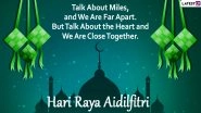 Hari Raya Aidilfitri 2020 HD Images & Wishes: WhatsApp Stickers, Selamat Hari Raya Greetings, Facebook Quotes, SMS And Messages to Share on the Festival