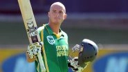 Herschelle Gibbs to Donate His Bat From South Africa&rsquo;s Record 438 Run Chase Amid COVID-19 Pandemic