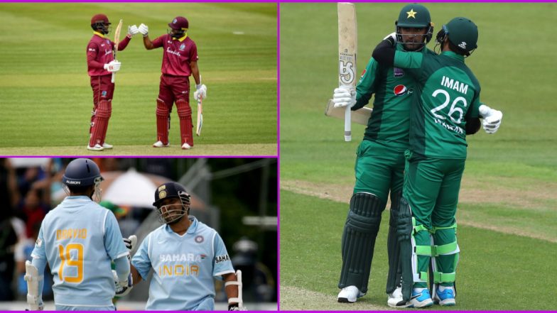 Highest Partnerships in ODIs: Listing Top Five Stands for Any Wicket Including 318-Run Partnership Between Sourav Ganguly and Rahul Dravid