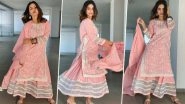 Hina Khan&rsquo;s Pink Embroidered Outfit For Eid 2020 Is A Mix Of Ethnic And Ethereal With A Pinch Of Simplicity (View Pics)