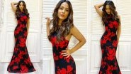 Hina Khan Flaunts Her Sexy Hourglass Figure In A Gorgeous Dark Floral Gown And We Are Drooling (View Pics)