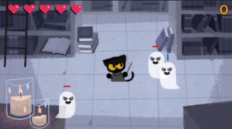 Google made special doodle on Halloween game during lockdown