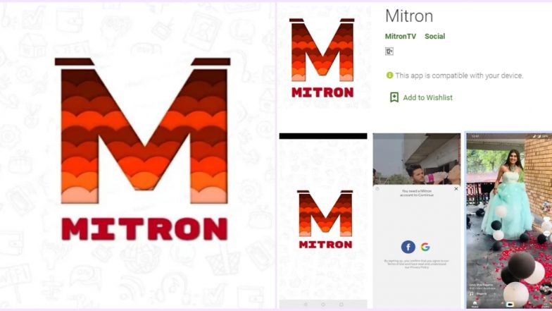 Mitron App, Touted as 'Made in India' Alternative of TikTok, Back on Google Play Store With Updated Privacy Policy