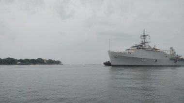 Operation Samudra Setu: Indian Naval Ship Jalashwa Leaves Maldives' Male Port for Kochi with 588 Indians