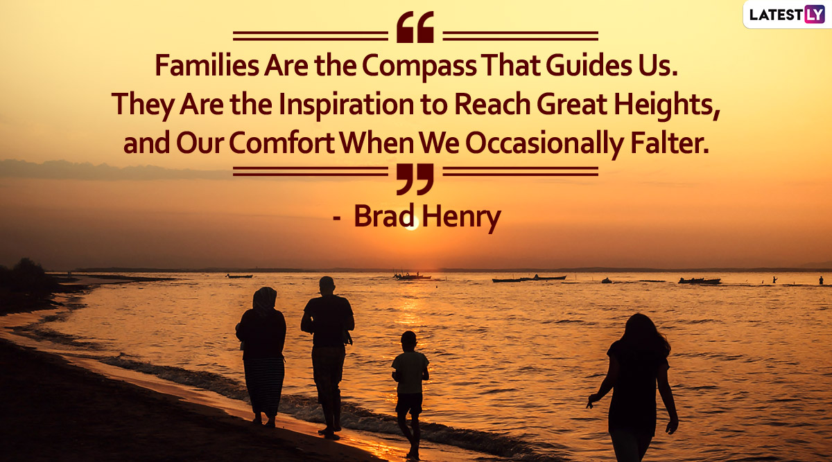 International Day of Families 2020 HD Images With Quotes: Thoughtful ...