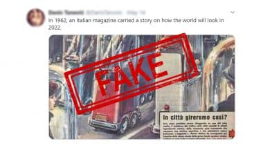 Fact Check: Did Italian Magazine Domenica del Corriere From 1962 Predict The Vision of Life in 2022? Know Truth About The Viral Image