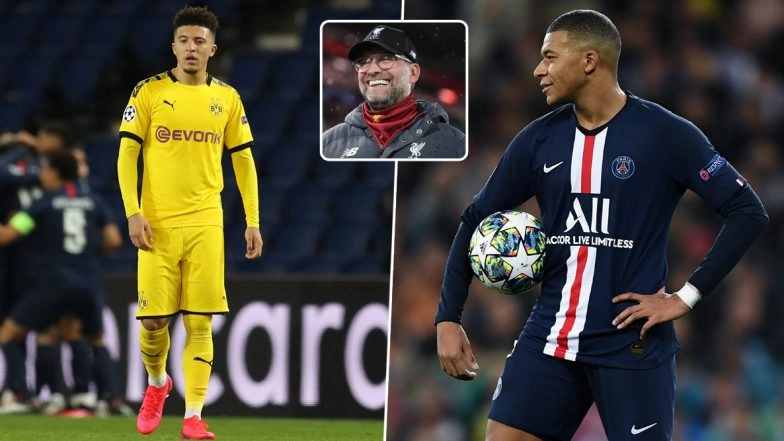 Jadon Sancho & Kylian Mbappe Transfer News Update: Liverpool Coach Jurgen Klopp Keeps Door Open for ‘Talented Pair’