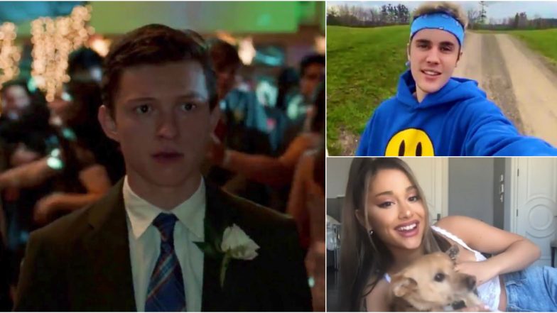Justin Bieber and Ariana Grande's Quarantine Track 'Stuck With U' Gets a Tom Holland Fan Edit and It's Unmissable! (Watch Video)