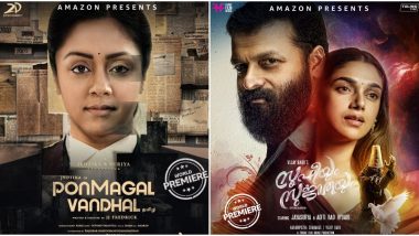 From Jyotika’s Ponmagal Vandhal to Jayasurya’s Sufiyum Sujathayum, Here Are the 5 South Movies Confirmed to Premiere on Amazon Prime Video