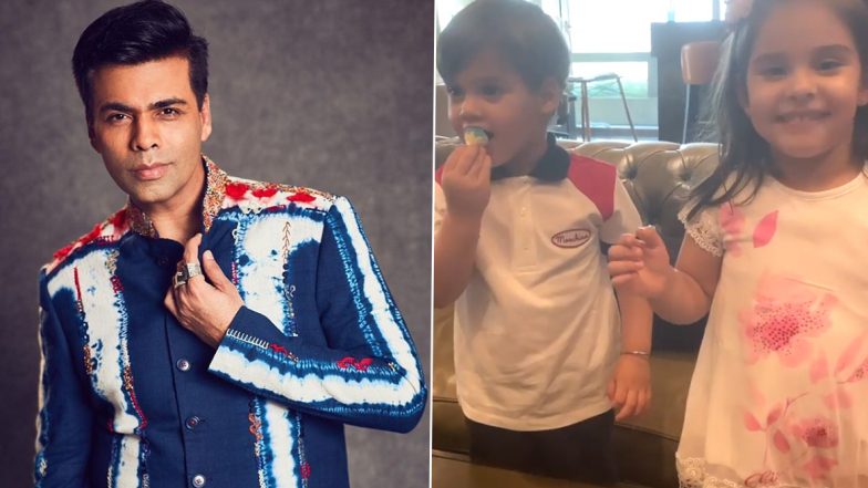 Karan Johar’s Birthday Cake Is Devoured By Yash And Roohi Because They Don’t Want ‘Dadda To Get Fat’ (Watch Video)